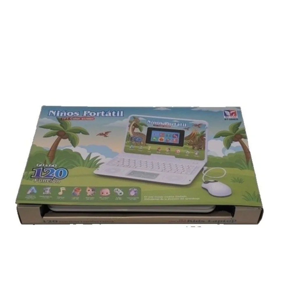 (21)Bilingual and Educational Laptop Spanish/English, 120 Learning Color Screen